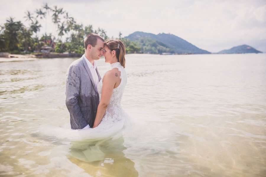 Se marier sous l'eau