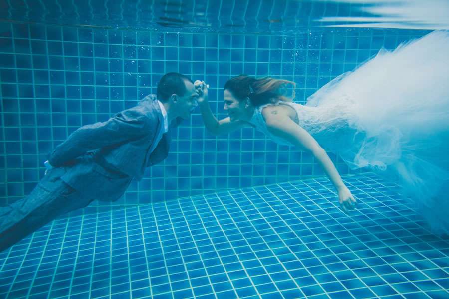 Se marier sous l'eau