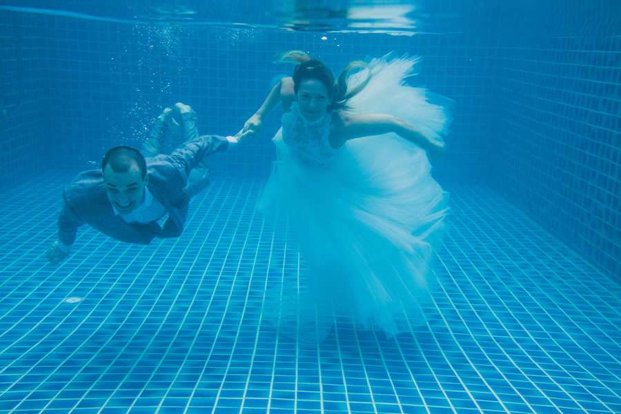 Se marier sous l'eau