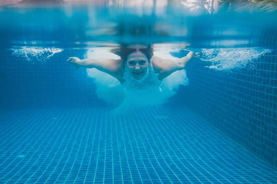 Se marier sous l'eau